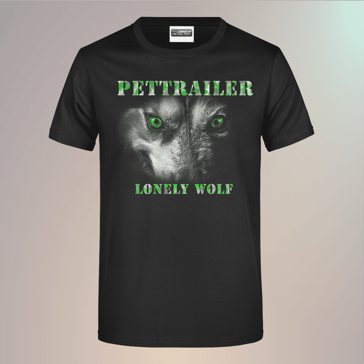 Pettrailer T-Shirt Lonely Wolf unisex